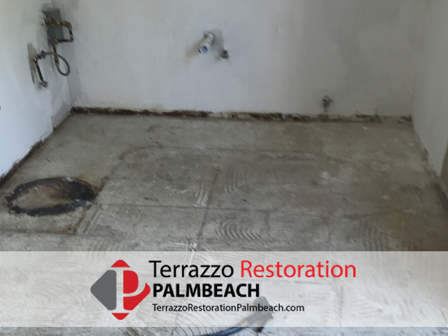 Terrazzo Floor Restoring Process Miami