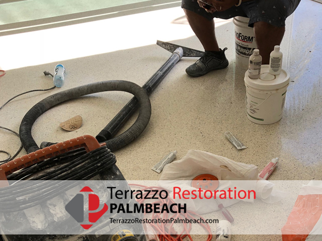 Terrazzo Tile Install Palm Beach