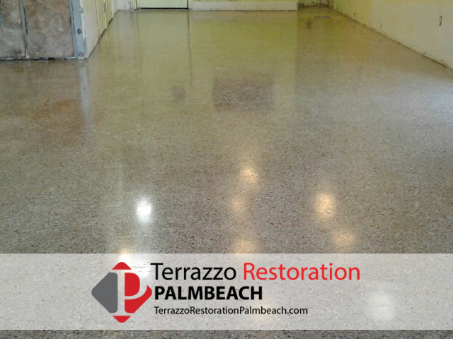 Restored Damage Terrazzo Floors Palm Beach