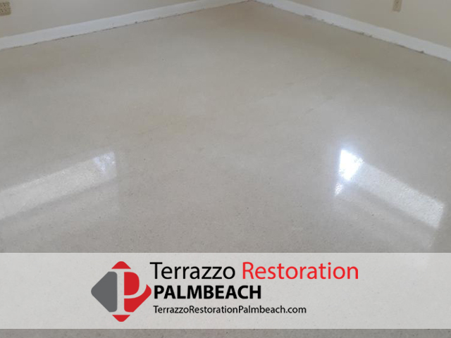 Terrazzo Clean Polishing Process Palm Beach