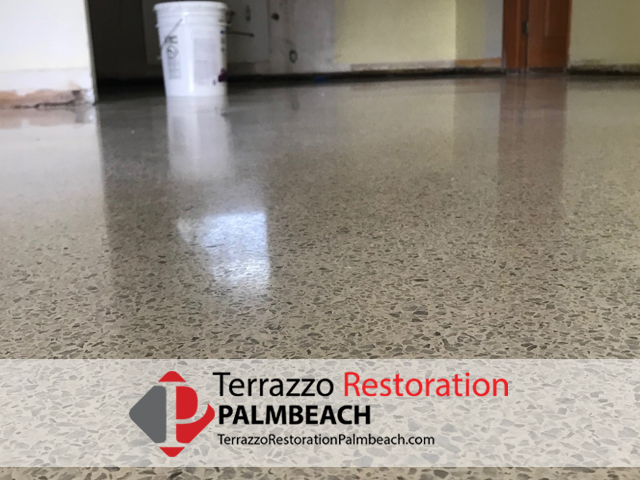 Terrazzo Floor Repair Process Palm Beach