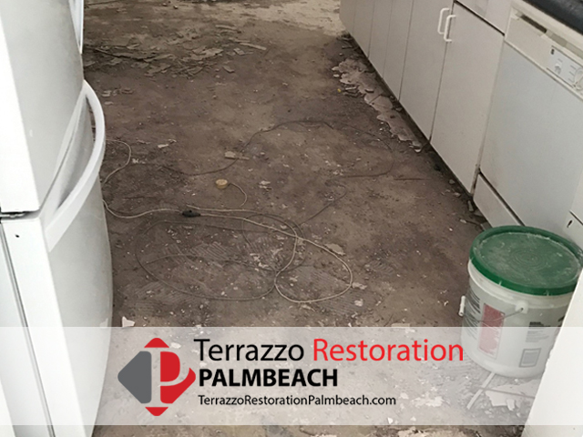 Terrazzo Floor Restoration and Refinishing Palm Beach