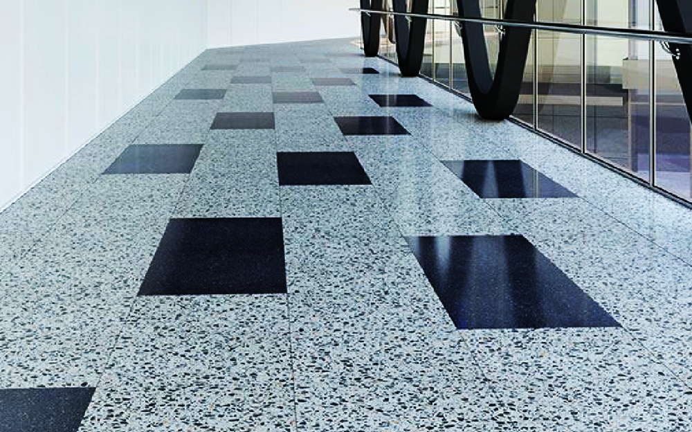 Terrazzo Flooring Installed