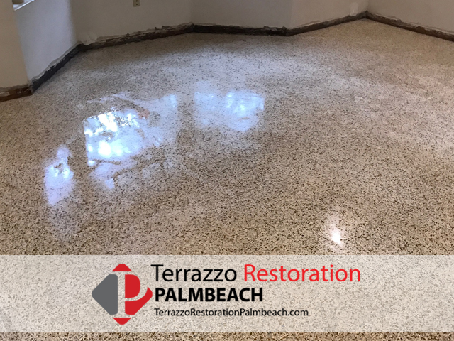 Terrazzo Floor Restoration Process Palm Beach